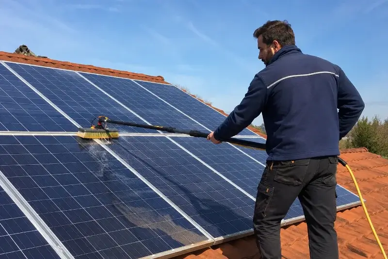 Nettoyage et entretien de panneaux solaires à Sanilhac