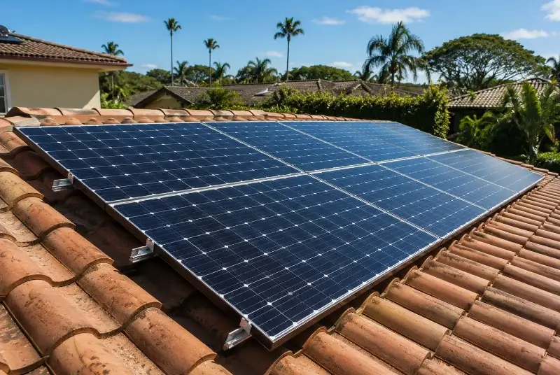 Installation de panneaux solaires à Sanilhac